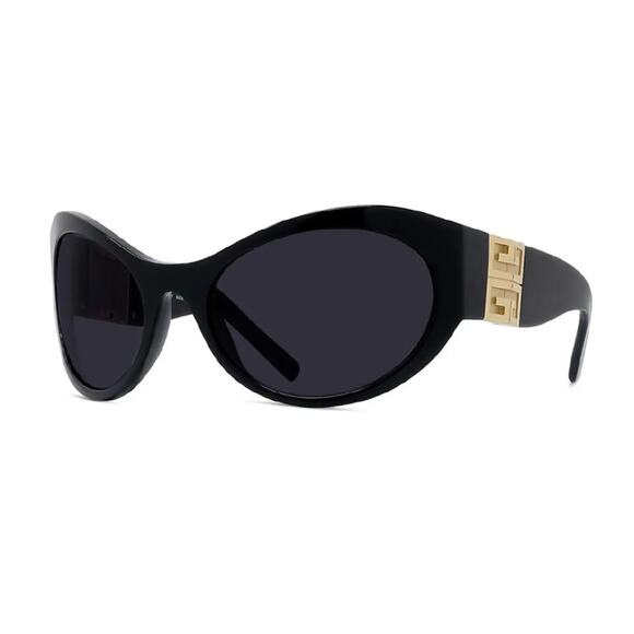 BRAND NEW Givenchy GV40073I 01A Shiny Black/Gold/Grey Unisex - Picture 1 of 13